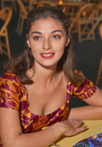 la foto dell'attrice Anna Maria Pietrangeli, Pier Angeli, stella italiana di Hollywood anni 50