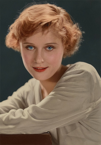 La foto dell'attrice Peg Entwistle
