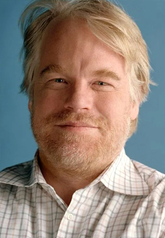 la foto dell'attore Philip Seymour Hoffman, premio Oscar per Capote e interprete dei film di Paul Thomas Anderson