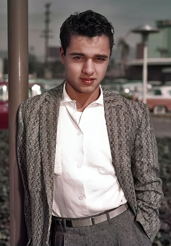 foto di Sal Mineo, indimenticabile Plato di Gioventù bruciata