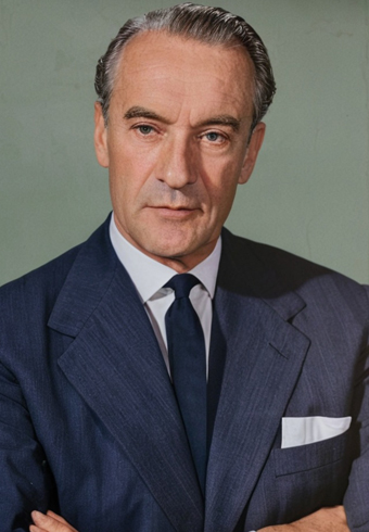 la foto dell'attore George Sanders, il gentleman cinico del cinema hollywoodiano