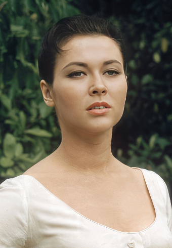 foto dell'attrice Gia Scala, icona siculo-irlandese di Hollywood negli anni 50 e 60
