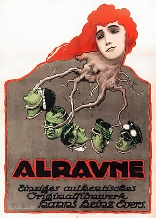 Alraune, creatura del folklore germanico, nel cinema