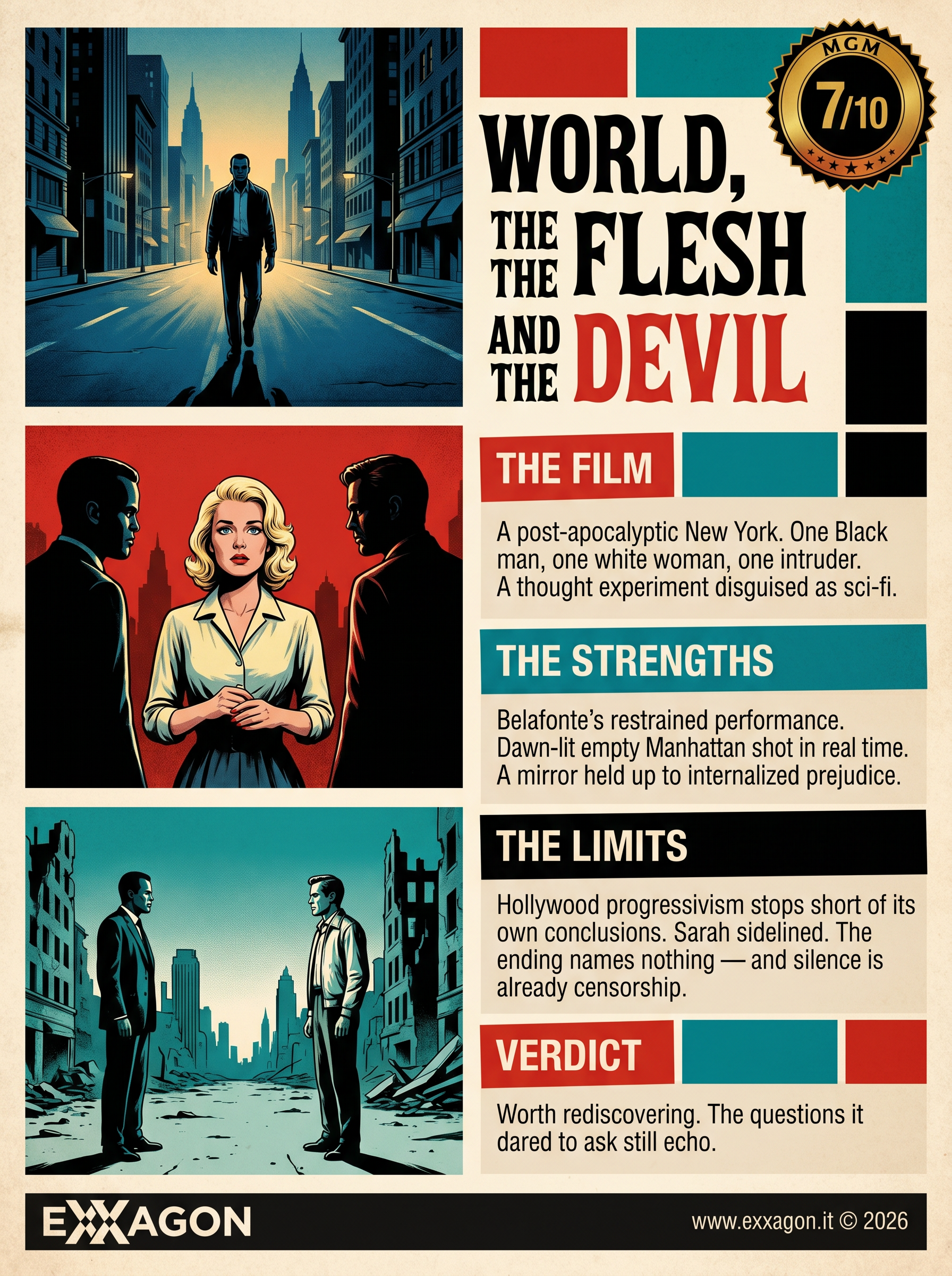 A concise, visual summary of a movie. In a nutshell, my review is a visual summary of the film La Fine del mondo
