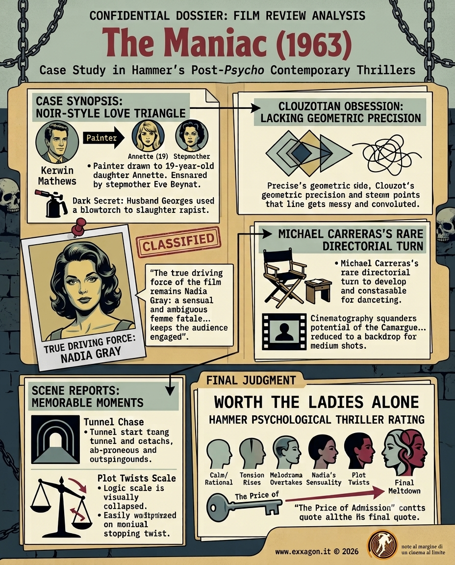 A concise, visual summary of a movie. In a nutshell, my review is a visual summary of the film il Maniaco