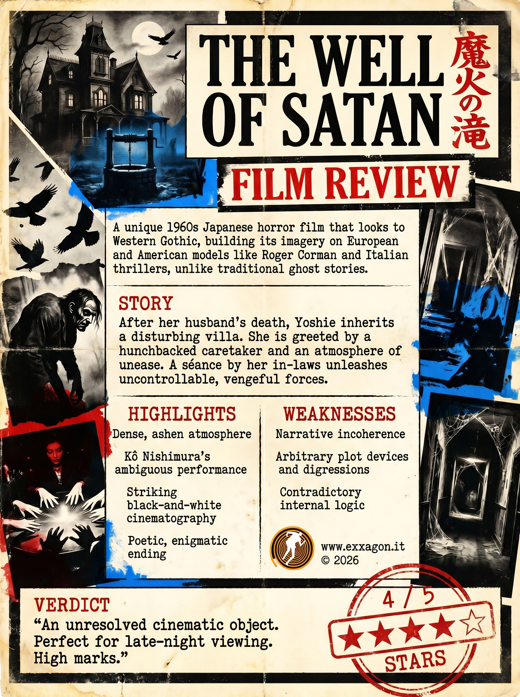 A concise, visual summary of a movie. In a nutshell, my review is a visual summary of the film Kaidan semushi otoko