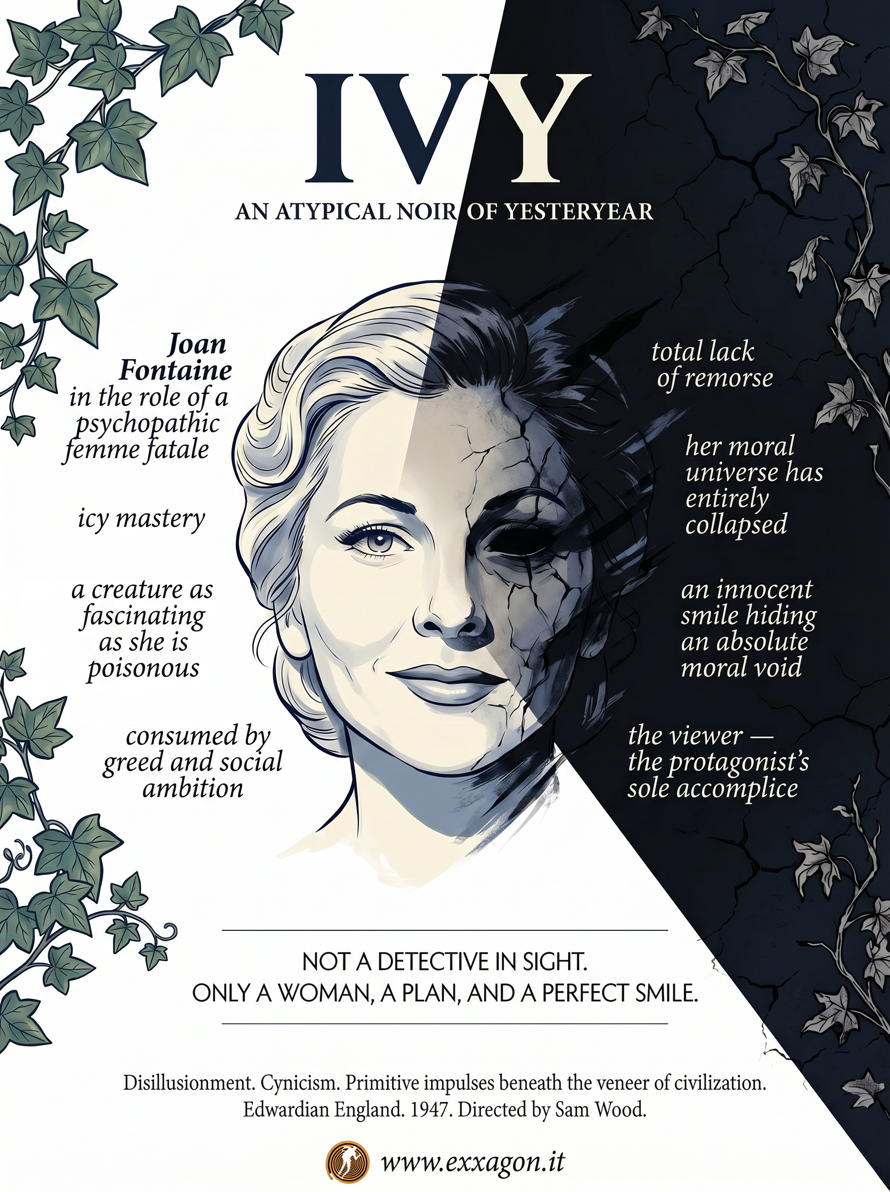 My review in a glimpse: graphic synthesis of the review of the movie Ivy