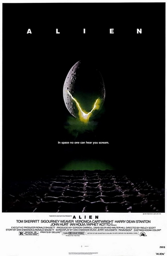 Locandina storica del film Alien