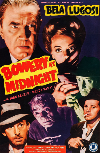 A mezzanotte corre il terrore, horror in Bowery street, movie 1942