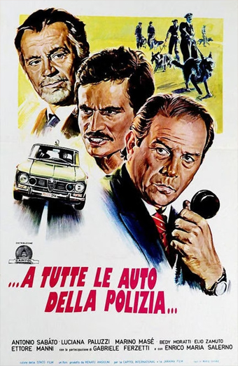 A tutte le auto della polizia, Mario Caiano film, giallo 1975, film con Enrico Maria Salerno