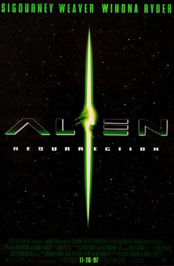 alien la clonazione poster, alien clonazione locandina, alien resurrection poster, alien locandine