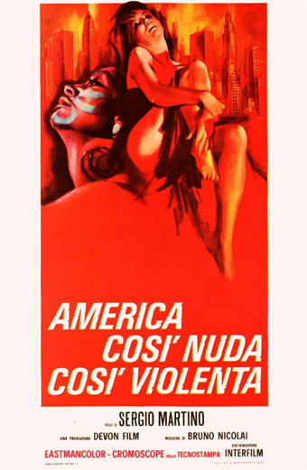 America così nuda così violenta, Sergio Martino 1970, mondo movie di Sergio Martino