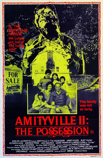 Amityville possessione, horro di Damiano Damiani, Amityville 1982, horror con casa maledetta, casa con gli occhi