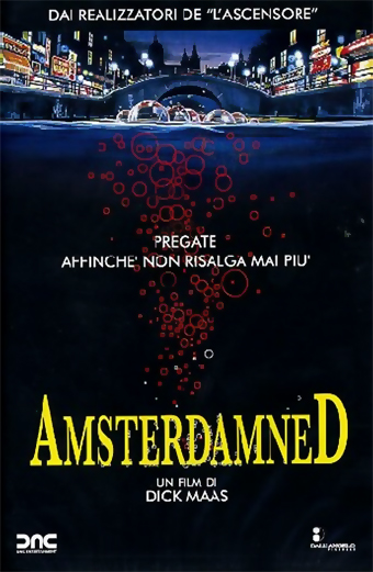 recensione di Amsterdamned, locandina del film Amsterdamned, del 1988, di Dick Maas