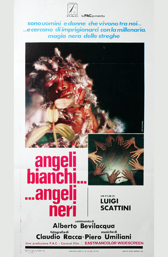 Angeli bianchi... angeli neri, Luigi scattini, mondos, mondo movie, film sulla magia