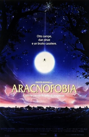 aracnofobia, film sui ragni, ragni nei film, film del 1990