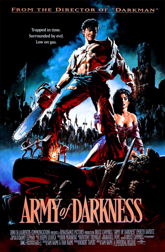 l'armata delle tenebre, army of darkness, sam raimi, seguito della Casa 2, Armata tenebre
