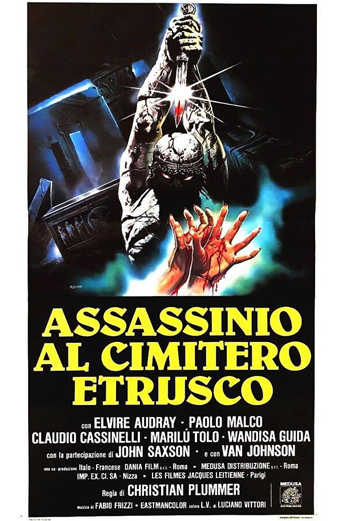 Assassinio al cimitero etrusco, Christian Plummer, Sergio Martino, film etruscologico, giallo all'italiana