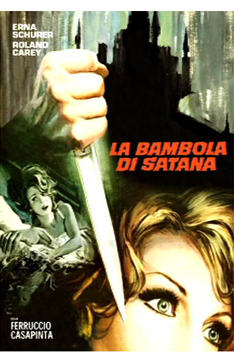 la Bambola di Satana 1969, Ferruccio Casapinta, giallo all'italiana, spaghetti giallo