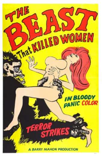 The Beast That Killed Women 1965, Barry Mahon, exploitation film
