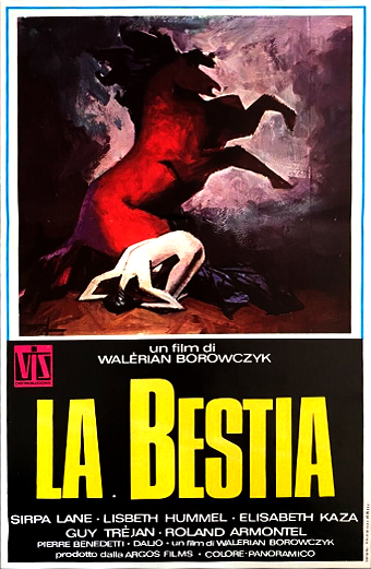 la Bestia 1975, Walerian Borowczyk, film erotico, erotic movie