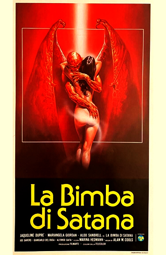 la Bimba di Satana 1982, Mario Bianchi film, Alan W, Cools, horror erotico