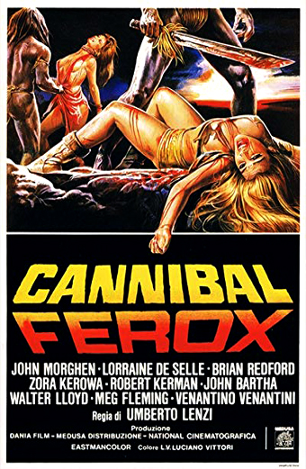 Cannibal ferox, Umberto Lenzi, cannibal movie, Robert Kerman, film sui cannibali, De Selle
