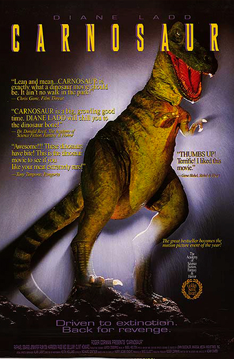 Carnosaur, roger corman, film con dinosauri, carnosaur la Distruzione,