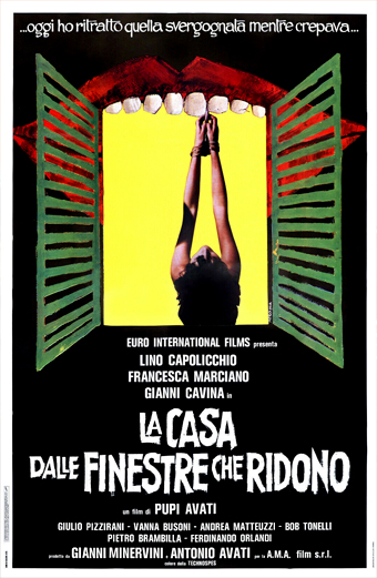 la Casa dalle finestre che ridono, Pupi Avati, spaghetti giallo, horror di pupi Avati, film di paura