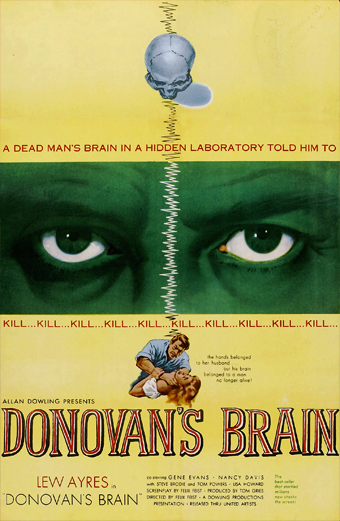 il Cervello di Donovan, Donovan's brain, Felix feist, Lew Ayres