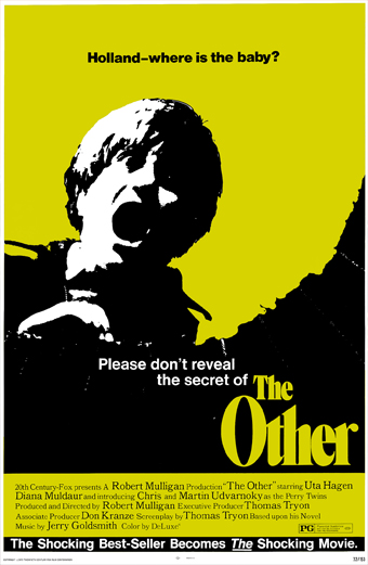 Chi è l'altro?, the Other, Robert Mulligan, Chris Udvanorky