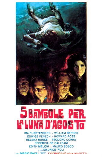 5 Bambole per la luna d'agosto, Mario Bava, spaghetti giallo