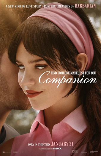 Companion (2025) di Drew Hancock - recensione di eXXagon