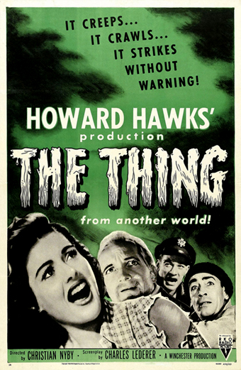 la Cosa da un altro mondo, thing from another world, Christian Nyby, Howard Hawks