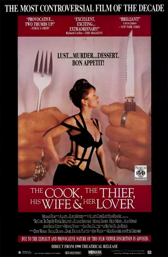 il Cuoco, il ladro, sua moglie e l'amante, Peter Greenaway, Michael Gambon, Helen Mirren, Alan Howard