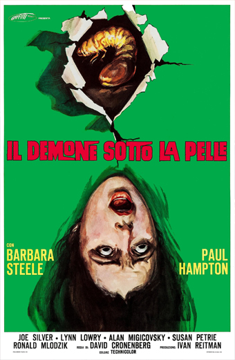 il Demone sotto la pelle, shivers di Cronenberg, horror erotico
