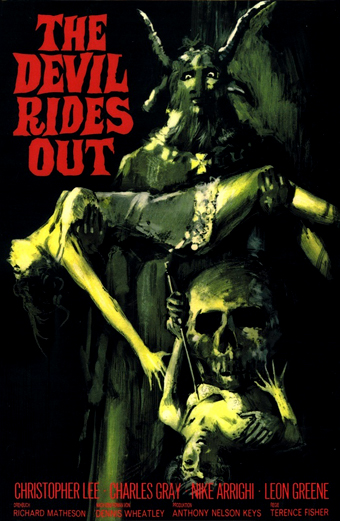 Devil rides out, Terence Fisher, Christpher Lee, Leon Greene