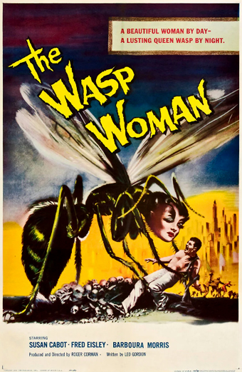 la Donna vespa, wasp woman, Roger Corman film, Susan Cabot