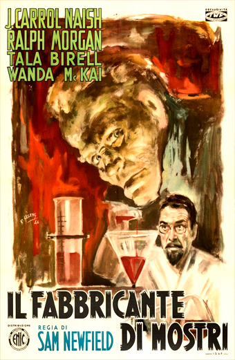 il Fabbricante di mostri, monster maker, Sam Newfield, Ralph Morgan, Wanda McKay, Carrol Naish