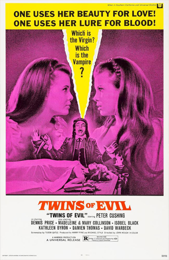 le Figlie di Dracula, Twins of Evil, Collison Twins, Madelein Collison, Mary Collison, John Hough