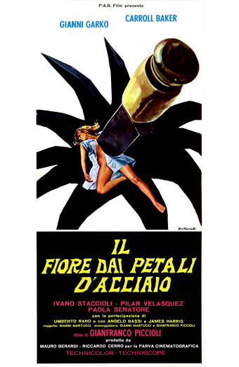 il Fiore dai petali d'acciaio, Gianfranco Piccioli, Gianni Garko, Carroll Baker