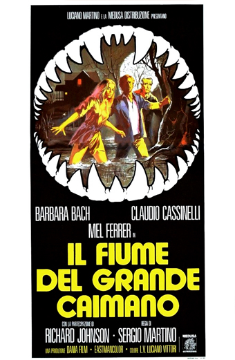 il Fiume del grande caimano, Sergio Martino, Claudio Cassinelli, Mel Ferrer