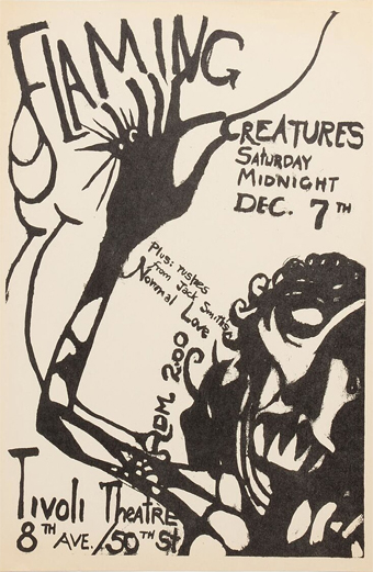 Flaming creatures, Jack Smith, Handy Warhol