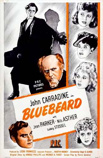 la Follia di Barbablù, Bluebeard, Edgar Ulmer, John Carradine, Nils Asther, Jean Parker