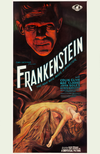 Frankenstein 1931, James Whale, Colin Clive, Boris Karloff