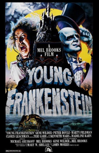 Frankenstein Junior, Mel Brooks, Gene Wilder, Cloris LeaCHMAN, TERI GARR, mARTY fELDMAN