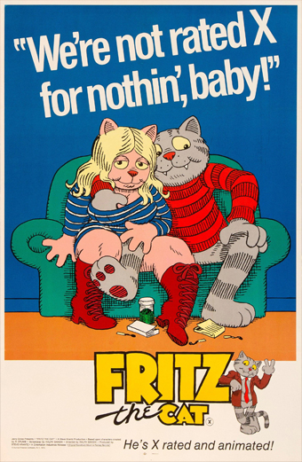Fritz il gatto, Ralph Bakshi, Robert Crumb, animazione exploitation