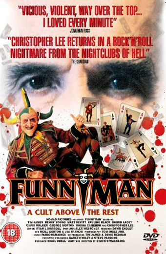 Funny man, Simon Sprackling, Christopher Lee, Tim James