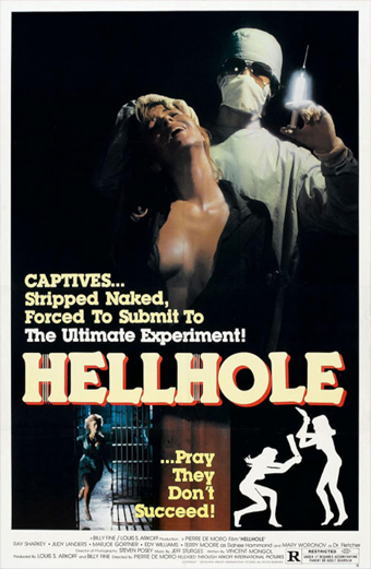 la Gabbia infernale, Hellohole, Pierre De Moro, Judy Landers