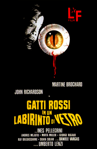 Gatti rossi in un labirinto di vetro, Umberto Lenzi, Martine Brochard, John Richardson
